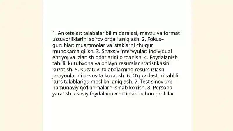 Tabiiy fanlarda biblografik qoʻllanmalarning foydalanuvchi ehtiyojlariga moslashuvi 3