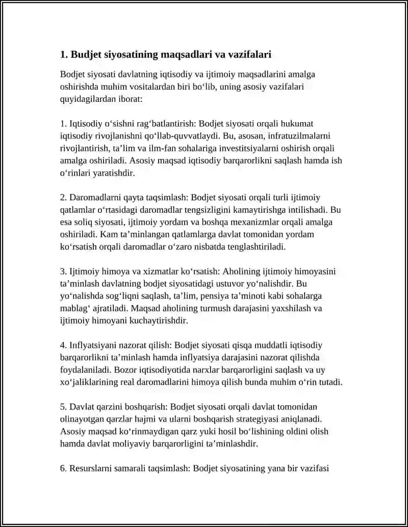 DAVLATNING BUDJET SIYOSATI 3