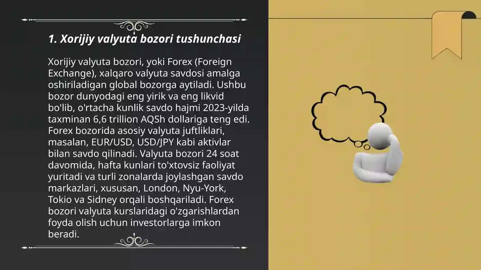 Xorijiy valyuta bozori tushunchasi 3