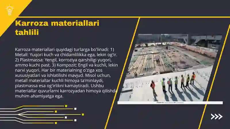 Karroza materiallari va ularning himoya usullari 3