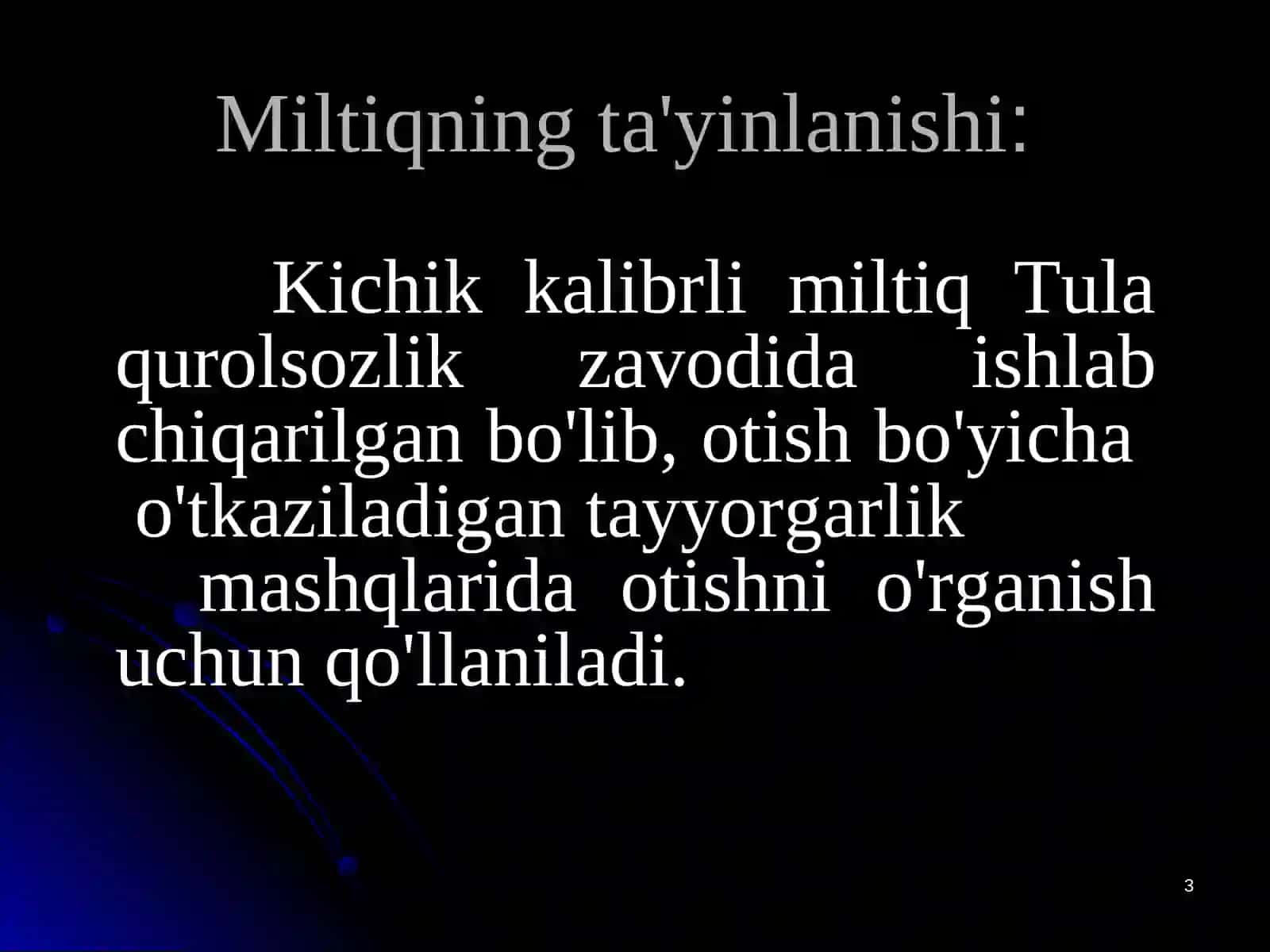Kichik kalibrli miltiq 3