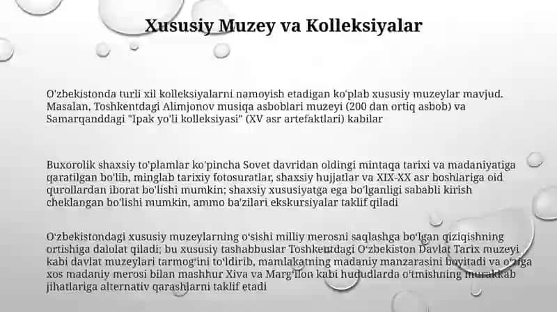 Alimjonov musiqa asboblari muzeyi va Samarqanddagi "Ipak yo'li kolleksiyasi" 3