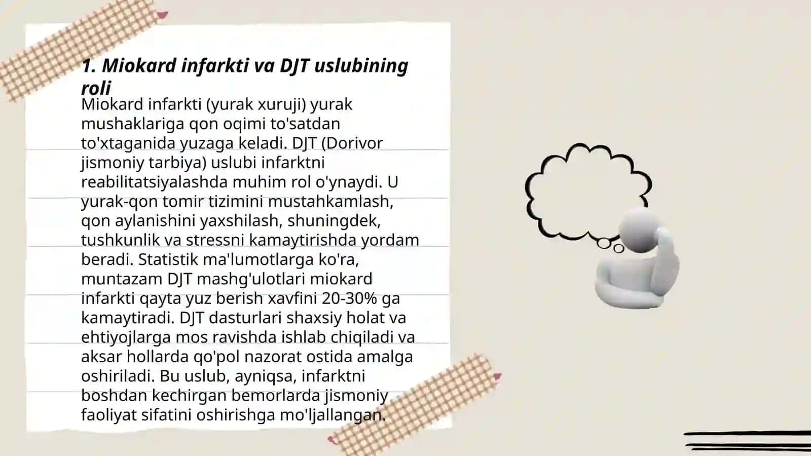 DJT uslubi infarkt miokard kasalligidan so‘ngi holatida 3