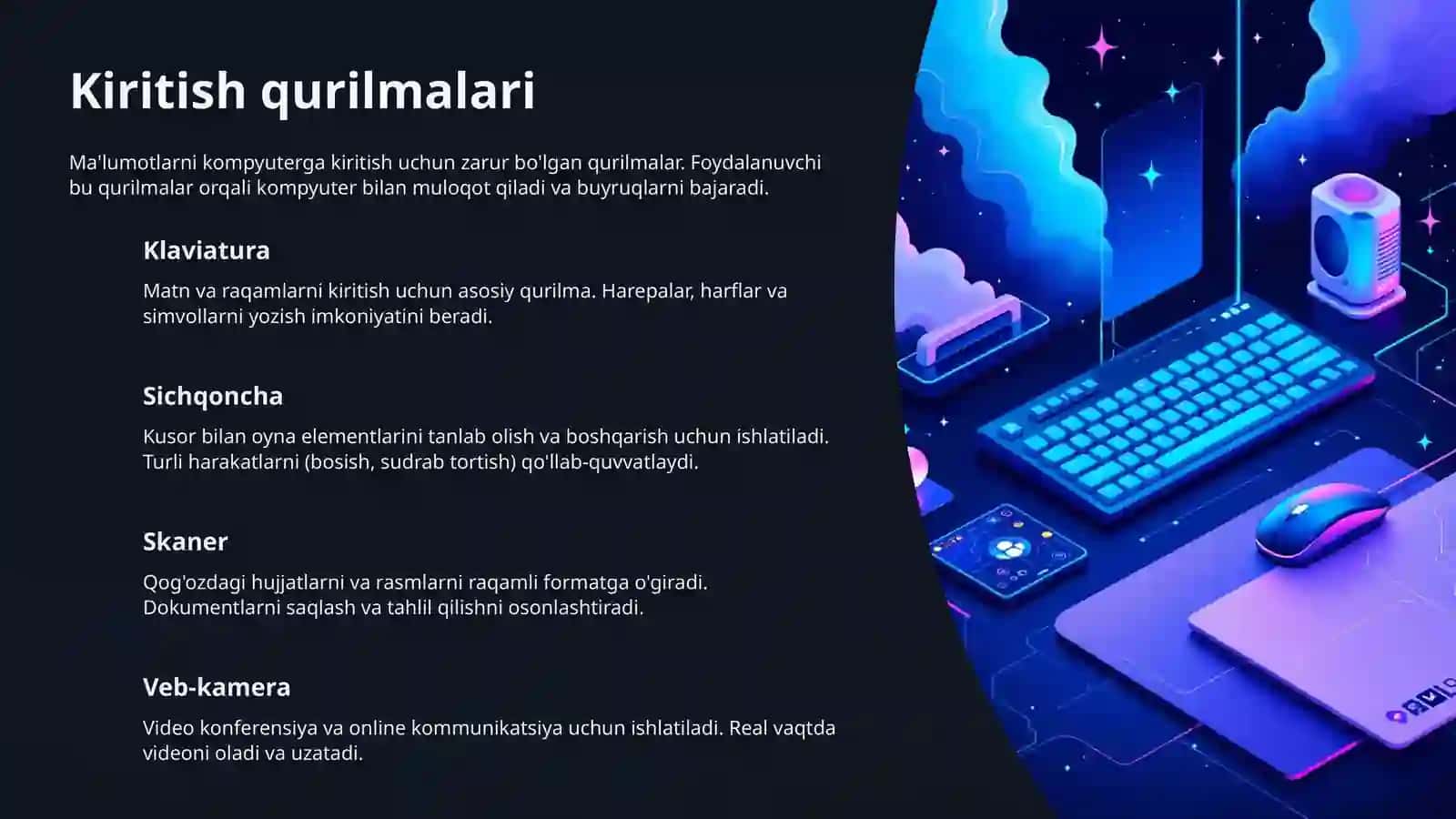 Kompyuterning tashqi qurilmalari 3