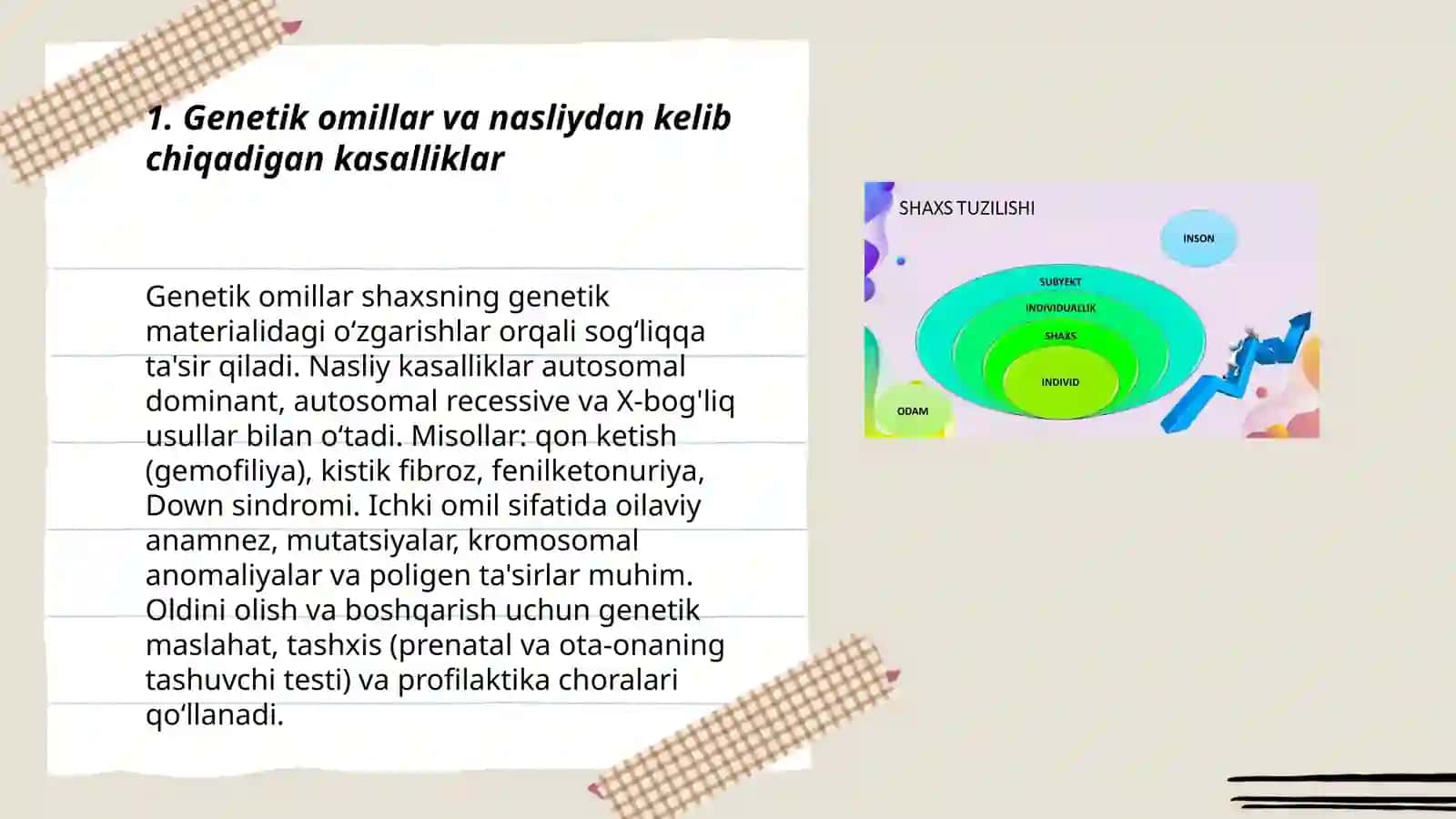 Genetik omillar va nasliydan kelib chiqadigan kasalliklar 3