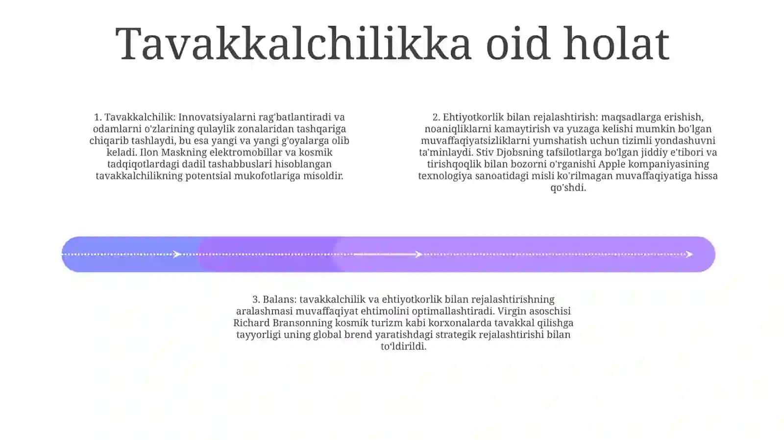 Muvaffaqiyatni aniqlash 3