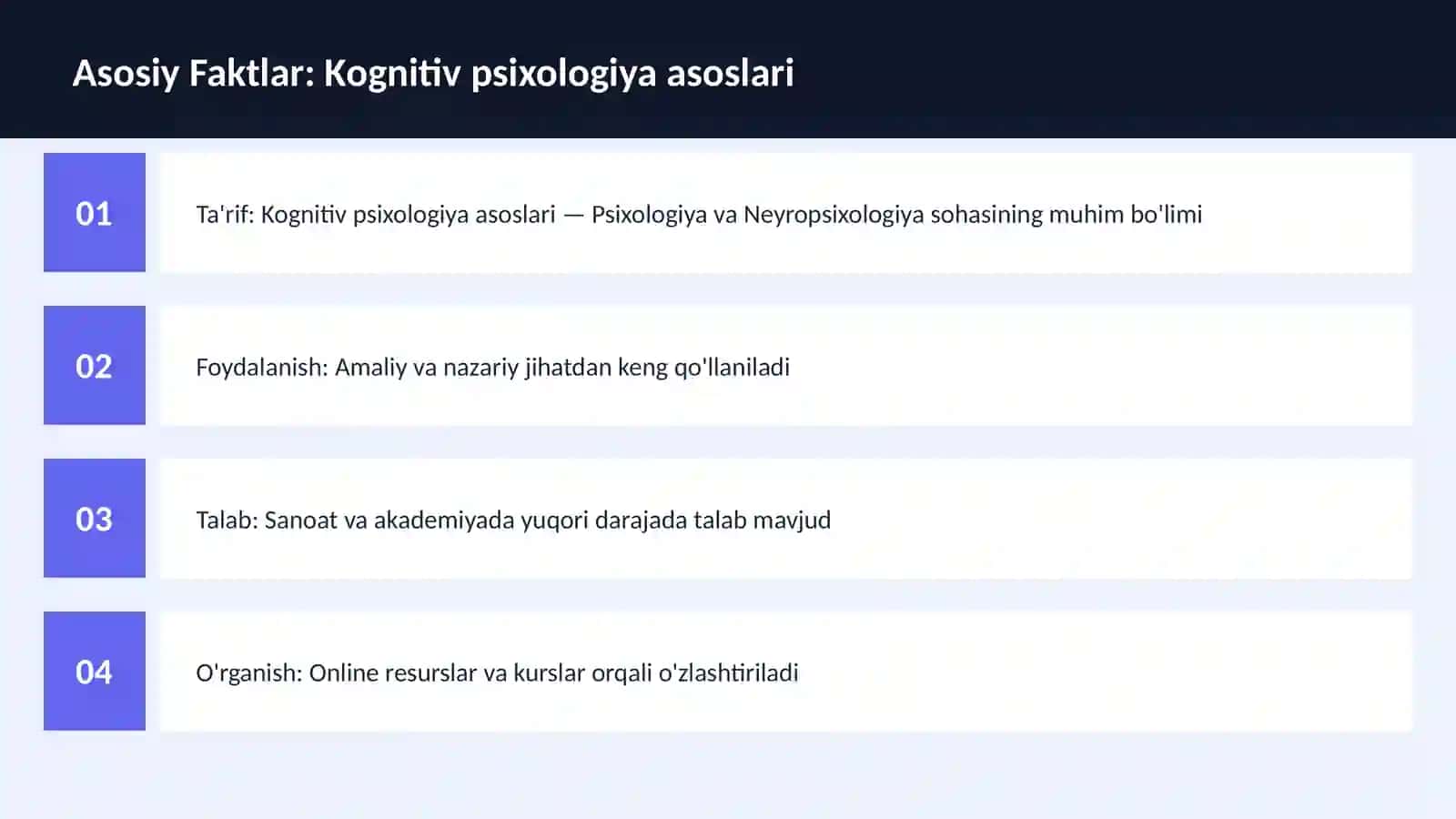 Kognitiv psixologiya asoslari 3