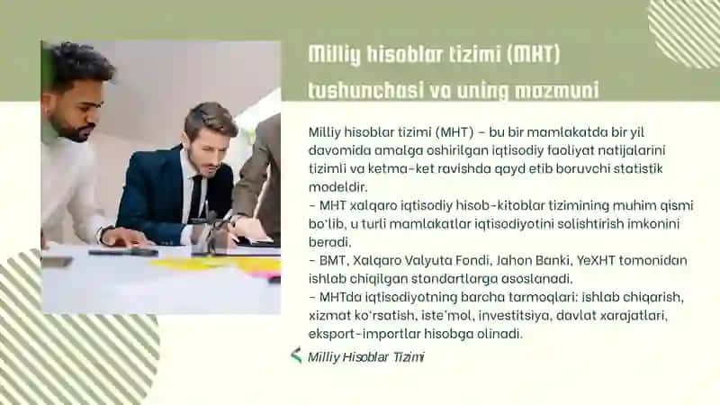 Milliy Hisoblar Tizimi 3
