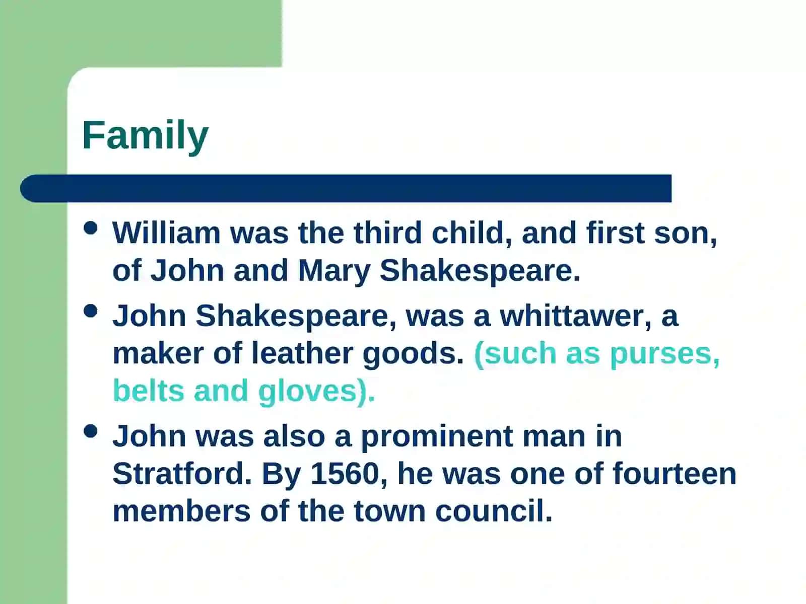 The Life of William Shakespeare 3