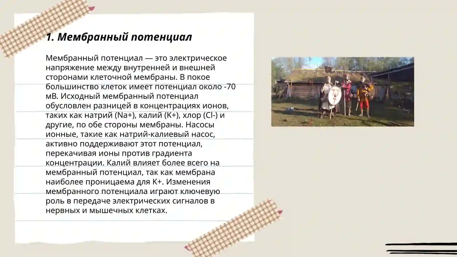 Биоэлектрические явления в возбудимых тканях (железах) 3