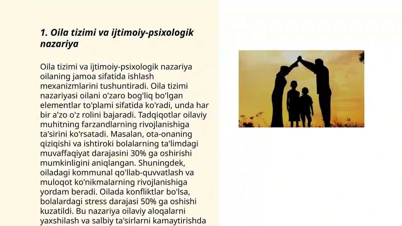 Oilani rivojlantirish nazariyasi 3