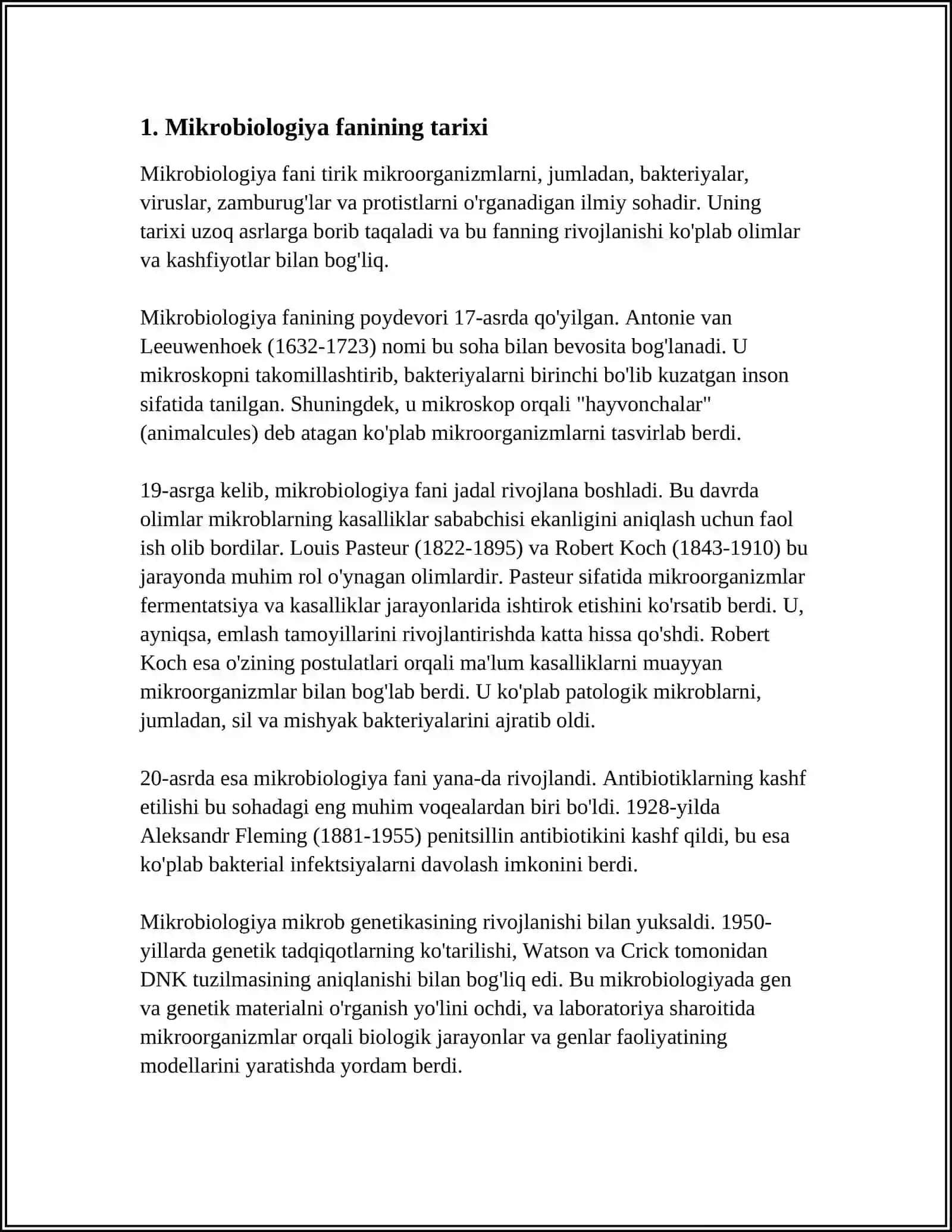 MIKROBIOLOGIYA FANNING MAQSAD VA VAZIFALARI 3