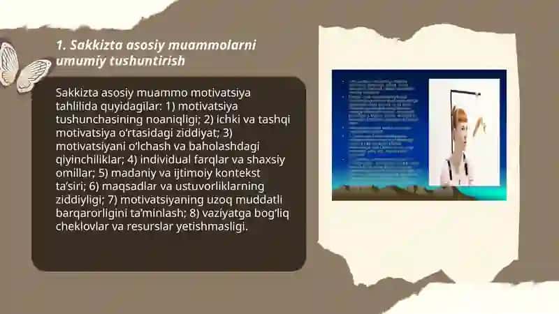 Motiva va motivasiyaning sakkizta asosiy muammolari 3