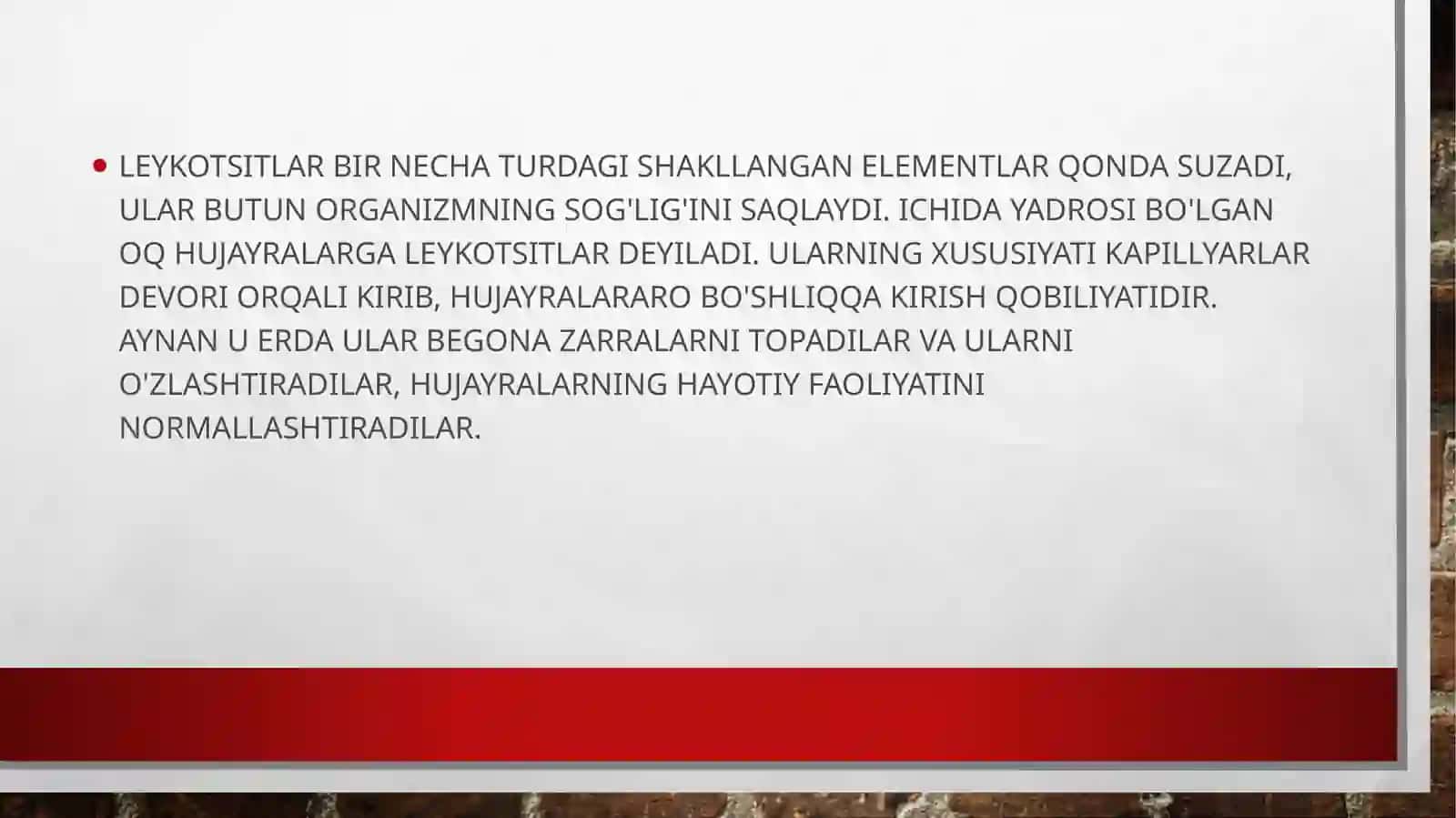 Leykotsitlar va ularning turlari 3