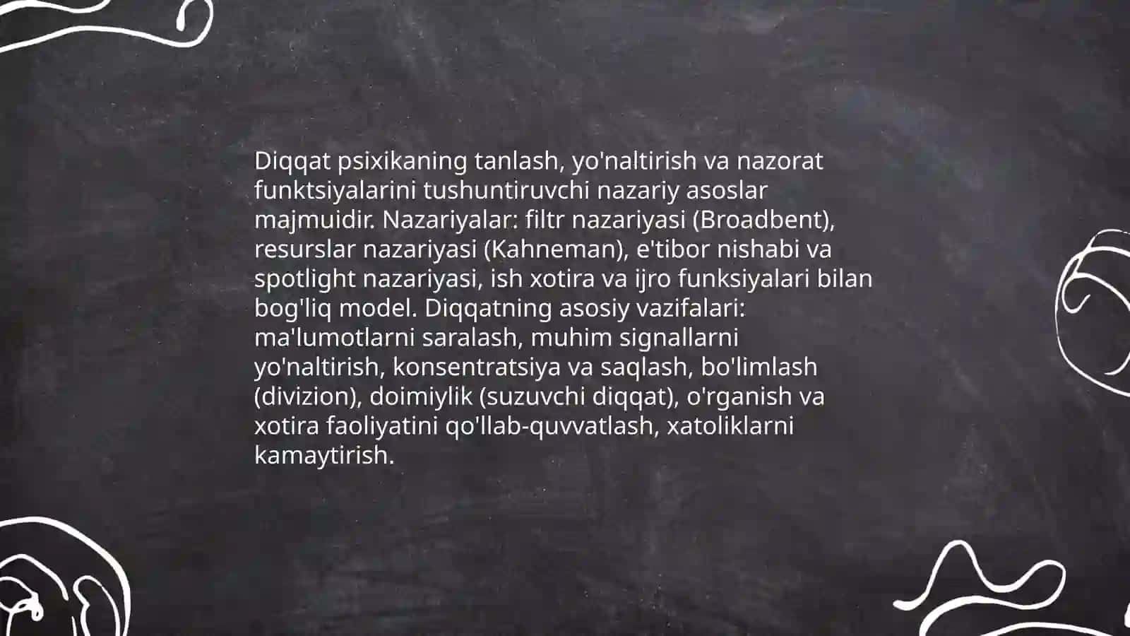 Diqqatning rivojlanishi va buzilishi 3