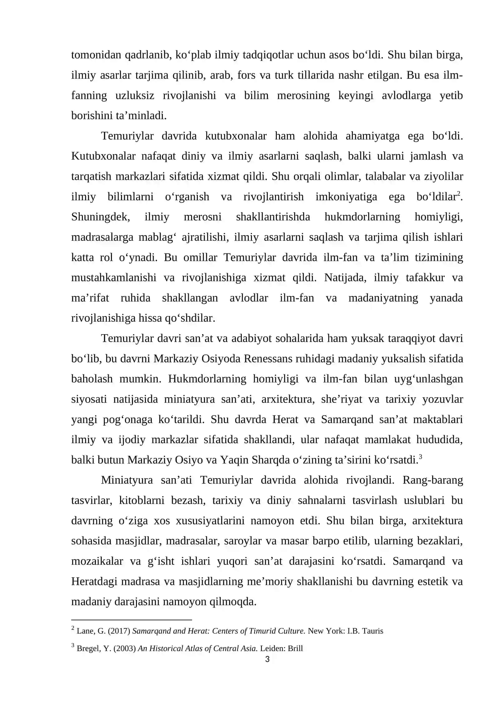 TЕMURIYLАR DАVRI RЕNЕSSАNSI: FАN, TА’LIM VА MАDАNIYАT TАRАQQIYОTI 3