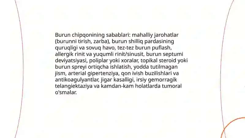 Burun chipqoni 3
