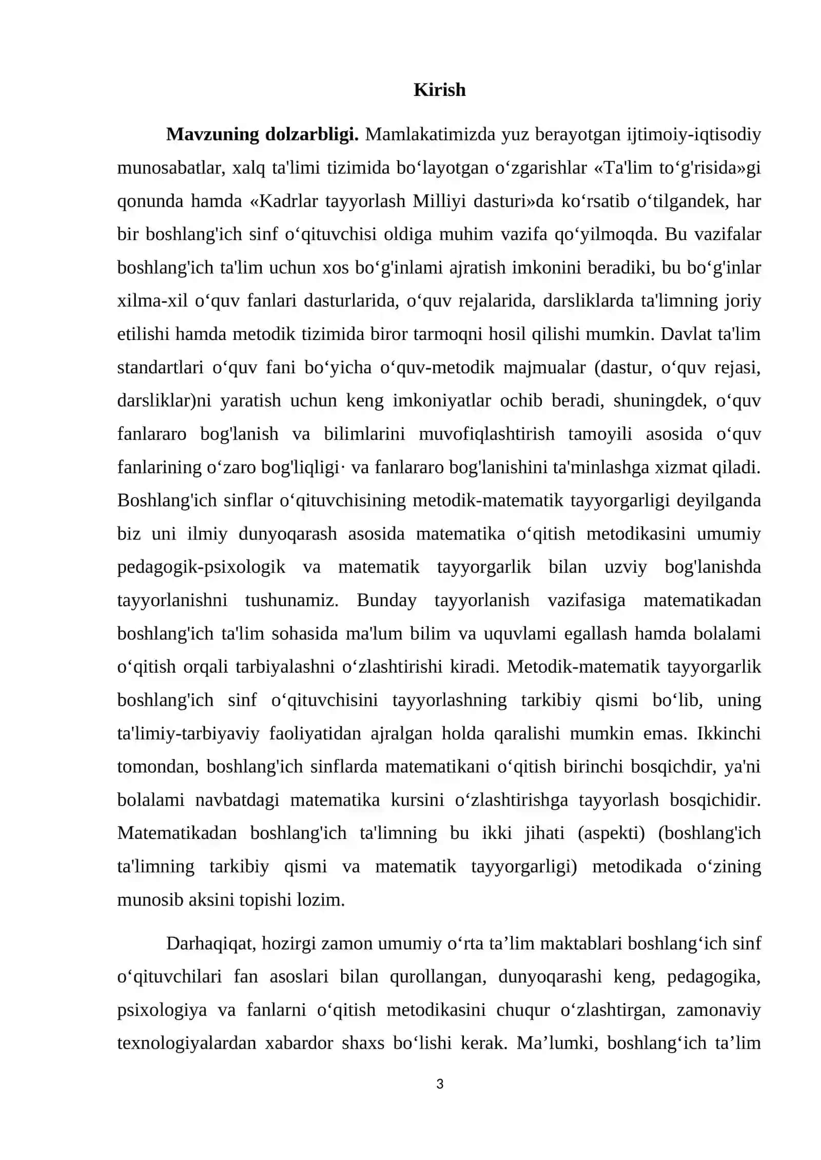 “OG‘ZAKI MATEMATIK MASHQLARDAN FOYDALANIB 4-SINF O‘QUVCHILARINI O‘QUV FAOLLIGINI RIVOJLANTIRISH” 3