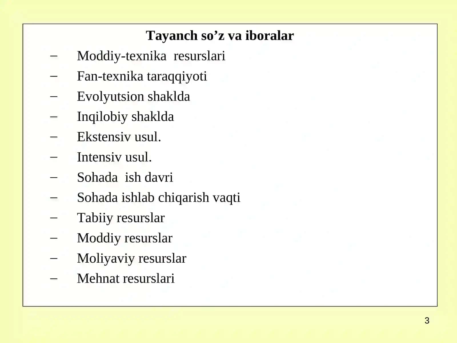 Moddiy-texnika resurslari 3