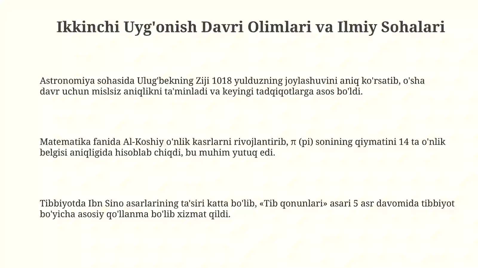 Ikkinchi renessans davri allomalari 3