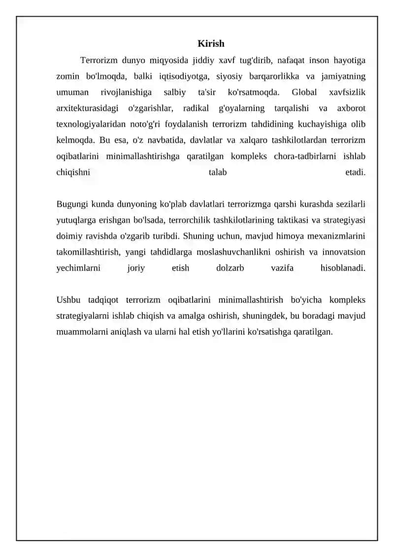 Terorchilik oqibatlarini bartaraf etish minimalashtirish tadbirlarini amalga oshirish 3