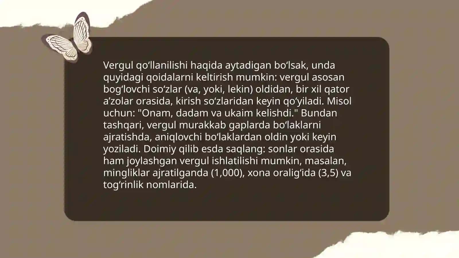 Matnlarni punktuatsion jihatdan tahlil qilish 3