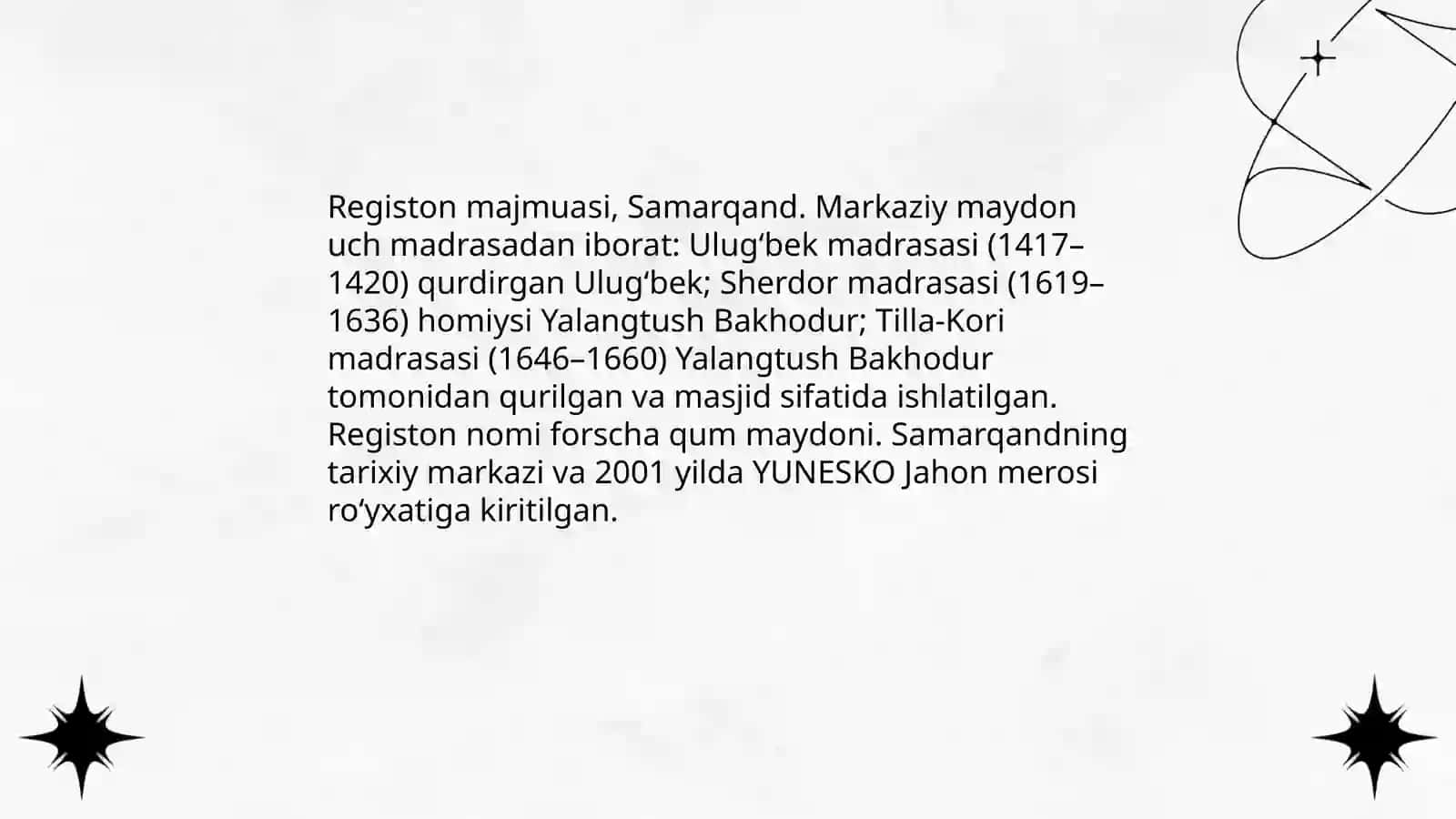 Registon majmuasi (Samarqand) 3