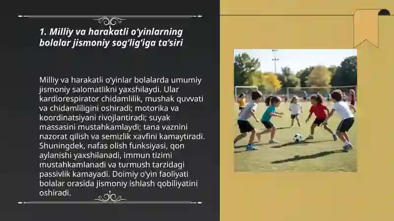 Milliy va harakatli o‘yinlarni tarbiyaviy sogiomlashtiruvchi va ta’lim berishdagi ahamiyati 3