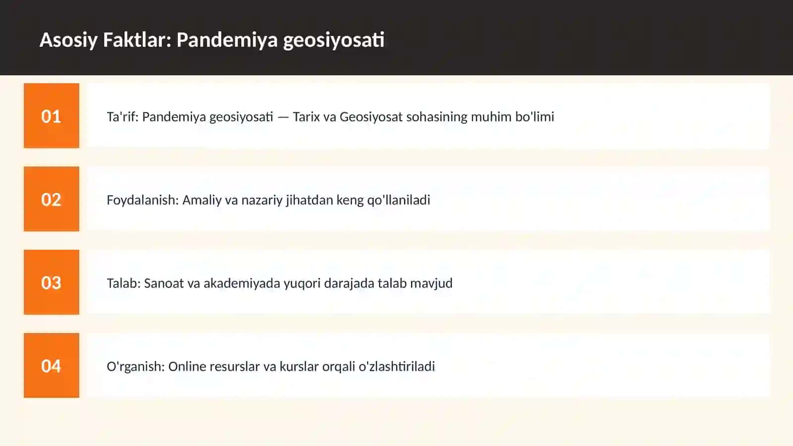Pandemiya geosiyosati 3