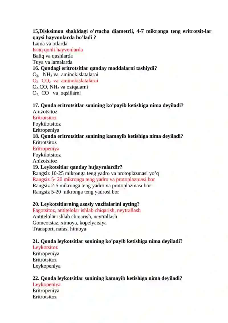 “Hayvonlar fiziologiyasi” fanining asosiy va bosh usuli nima? 3