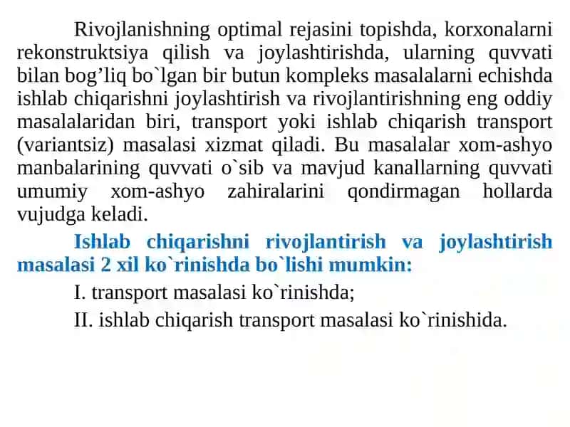 Ishlab chiqarishni jоylashtirishva rivоjlantirishmоdеllari 3