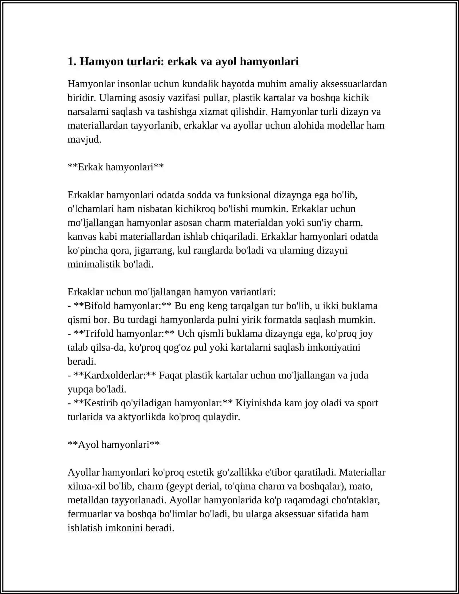 Hamyonlar 3