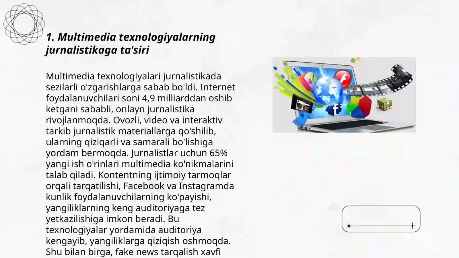 Multimedia texnologiyalarning analitik janrlarning rivojlanishga ta'siri 3