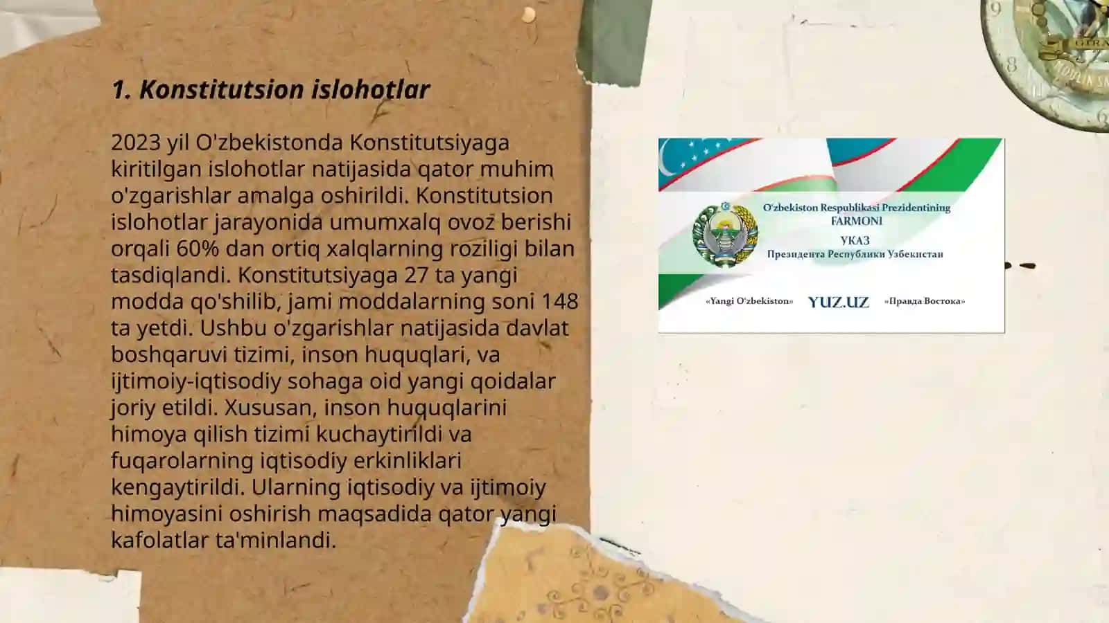 Konstitutsion islohotlar 3