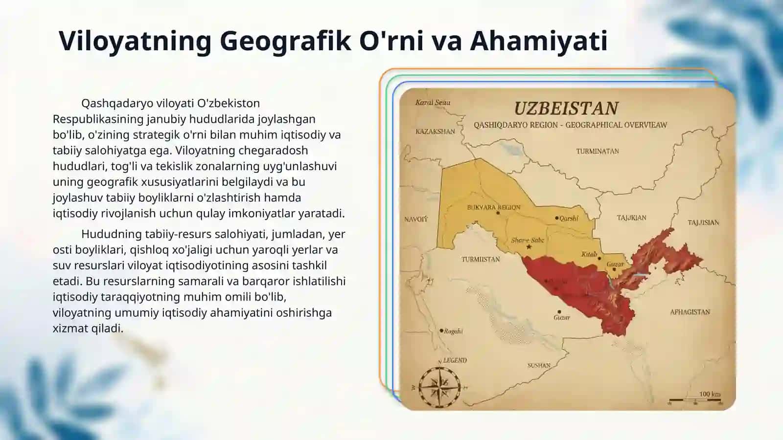 Qashqadaryo okrugi tabiiy geografik rayonlari va landshaftlari 3