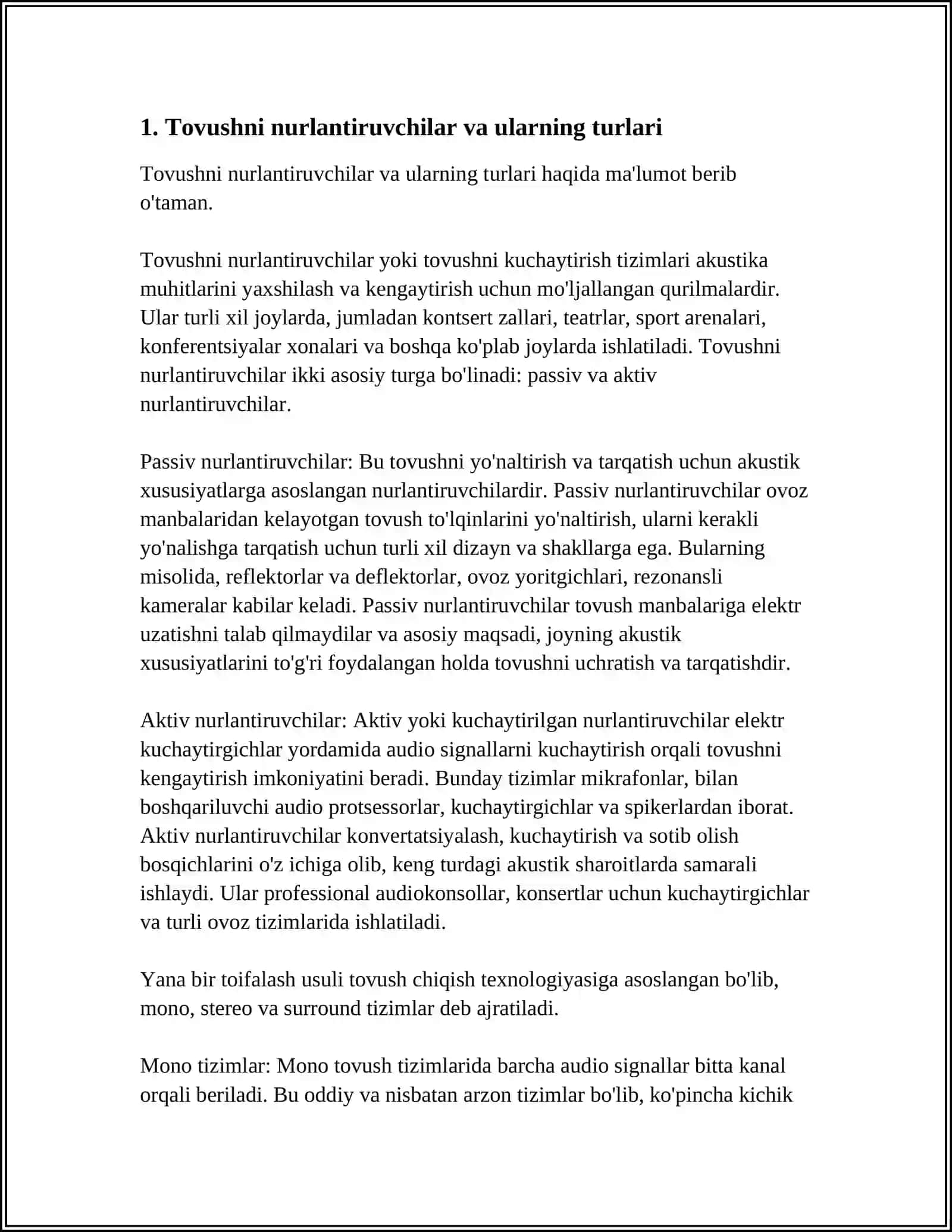 TOVUSHNI NURLANTIRGICHLAR VA ULARNING KLASSIFIKATSIYASI 3