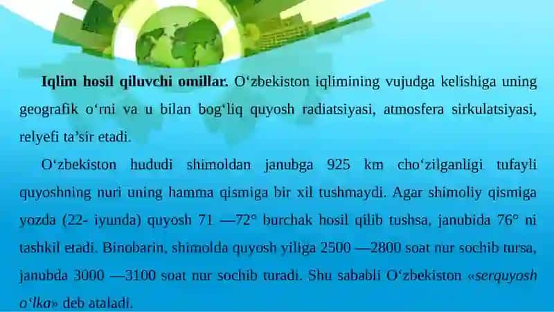 O’zbekistoniqlimi 3