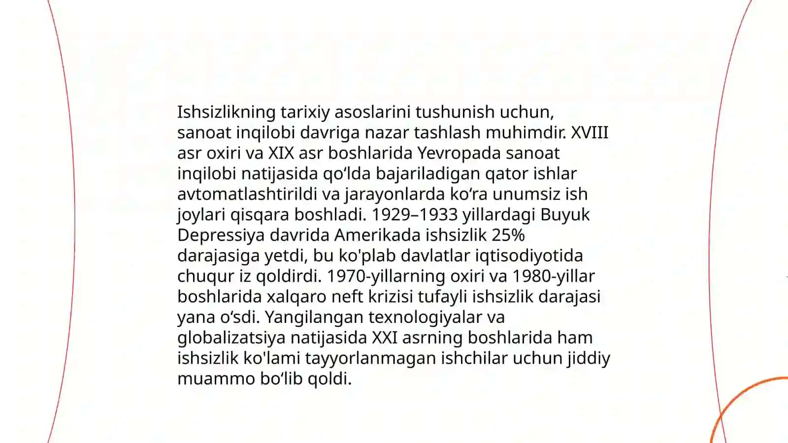 Ishsizlik-global muammo sifatida: kelib chiqish sabablari va bartaraf etish usullari 3