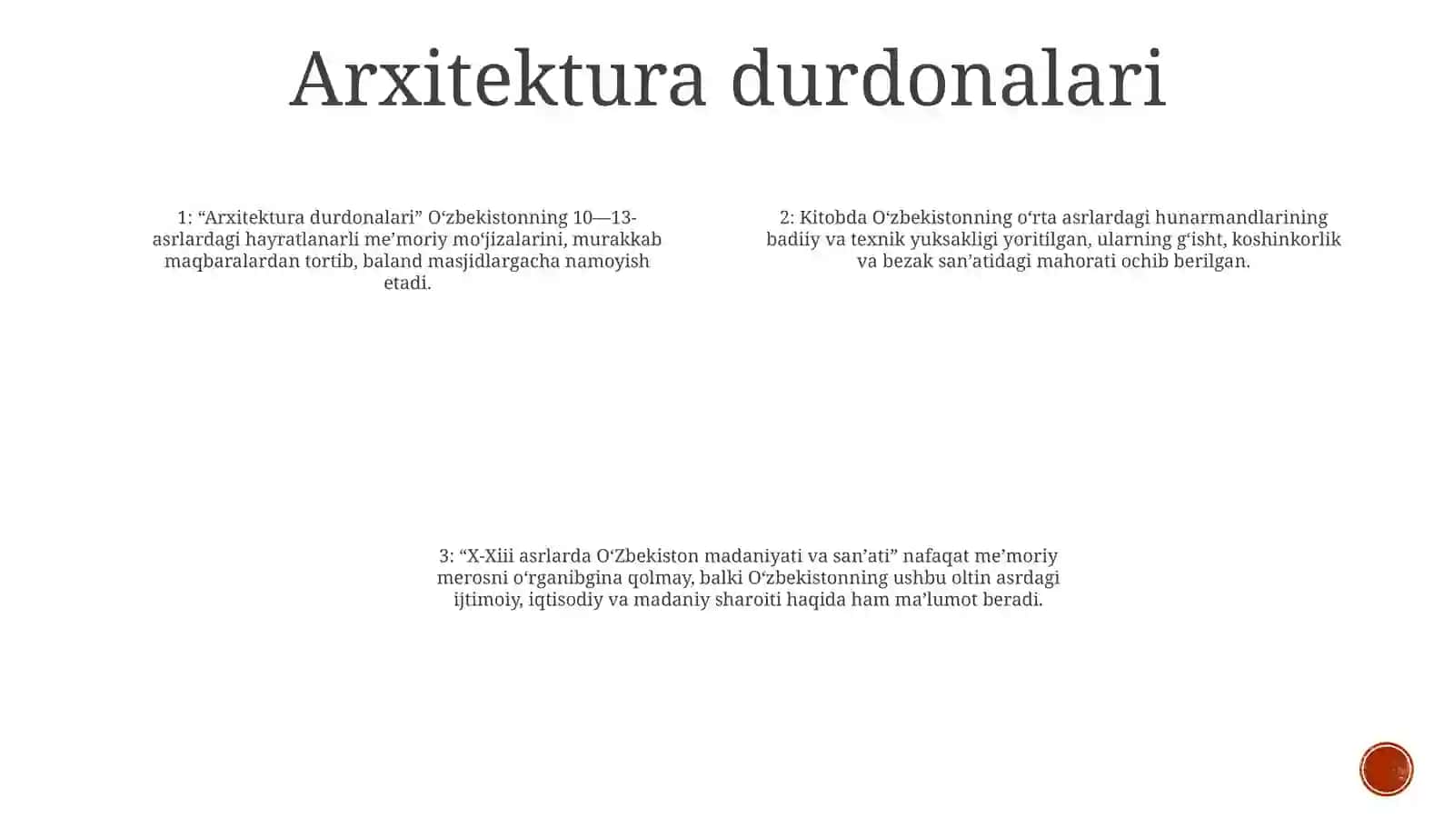 Ix-Xiii Asrlarda Oʻzbekiston Madaniyati Va SanʼAti 3