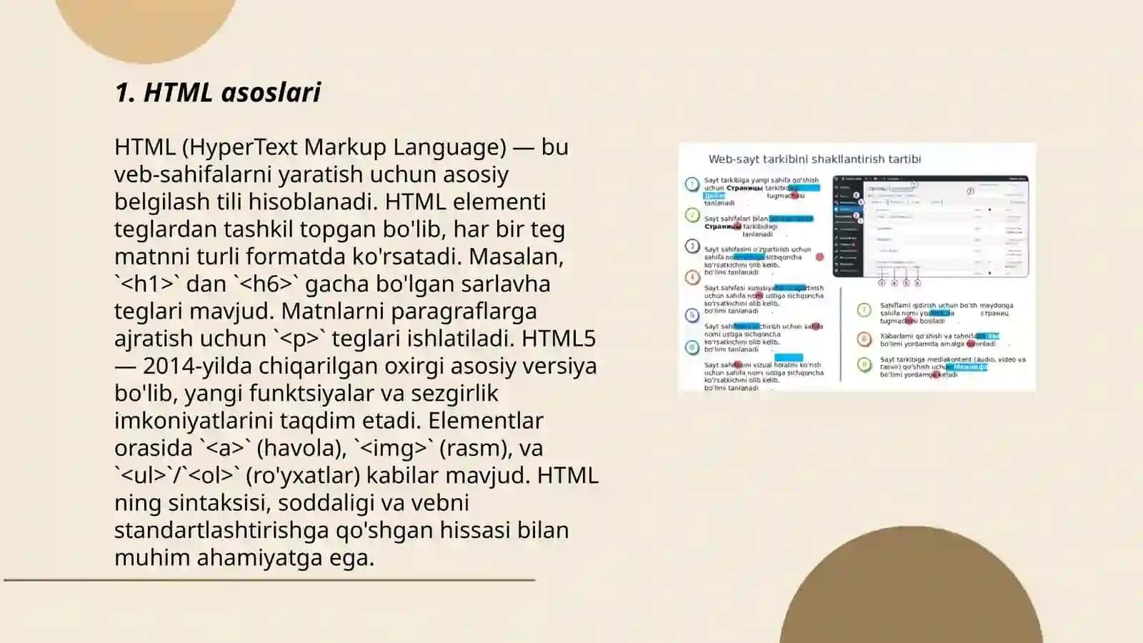 HTML asoslari 3