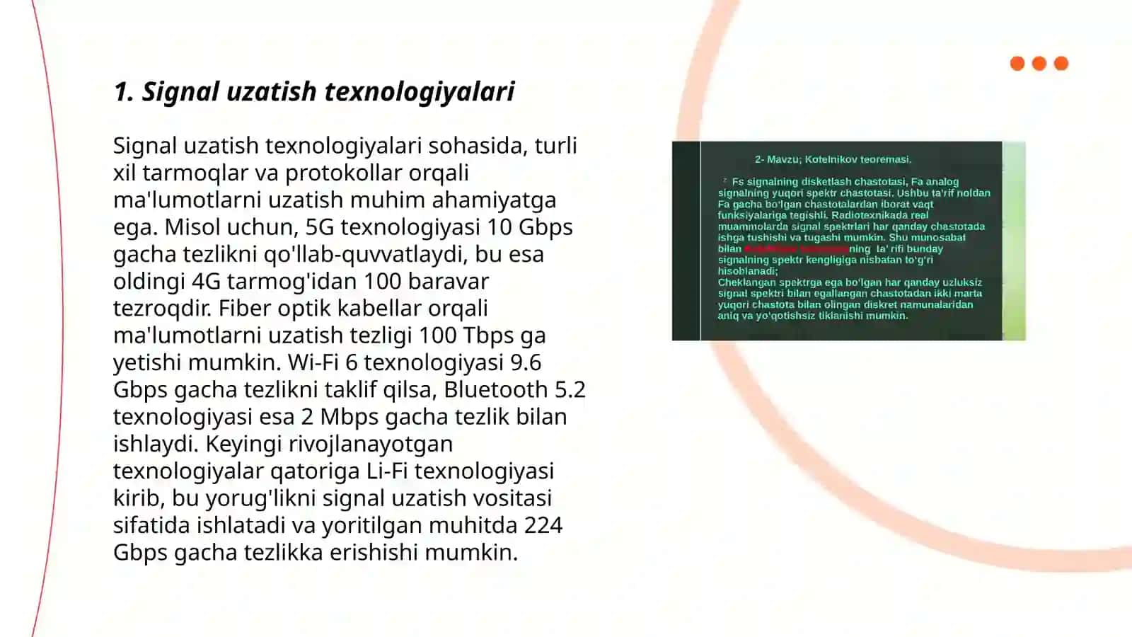 Signallarni qayta ishlovchilar 3
