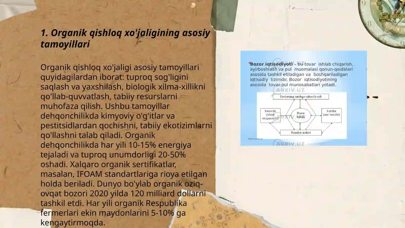 Organik qishloq xo’jaligi tushunchasi, rivojlanish ko’rsatkichlari va usullari 3