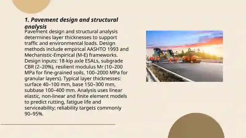 Pavement design and structural analysis 3