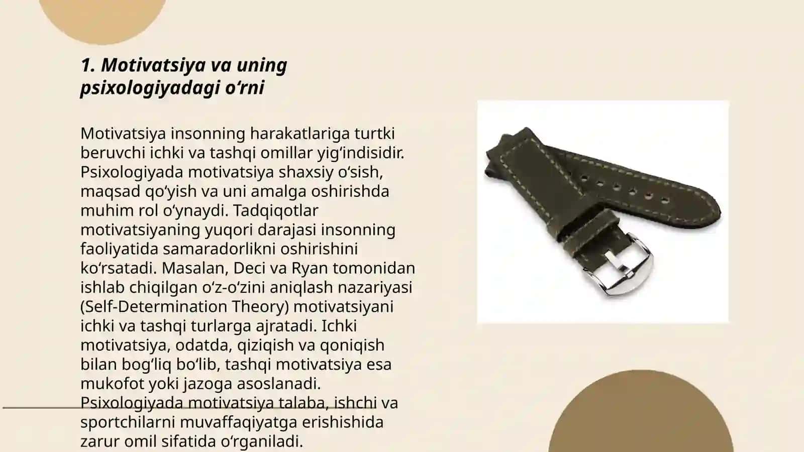 Xorij psixologiyasida motiv va motivatsiya muammosi 3