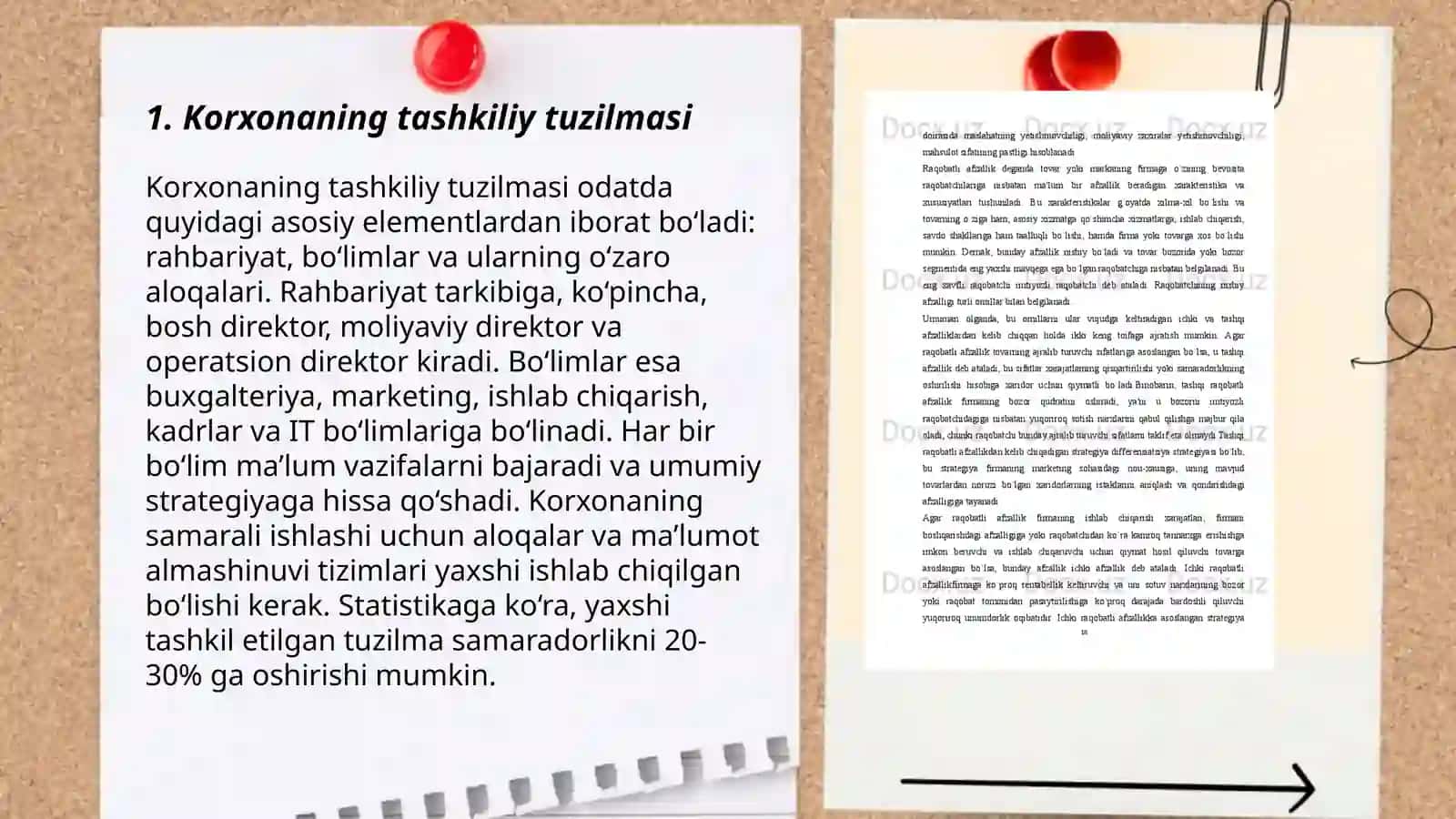 Turistik korxonaning ichki marketing muhiti tahlili 3