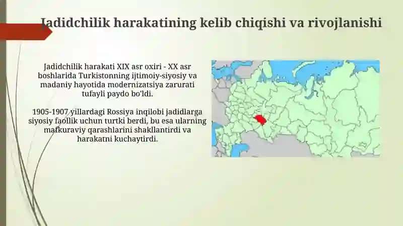 Jadidchilikning ijtimoiy-ma'naviy negizlari va rivojlanishi 3
