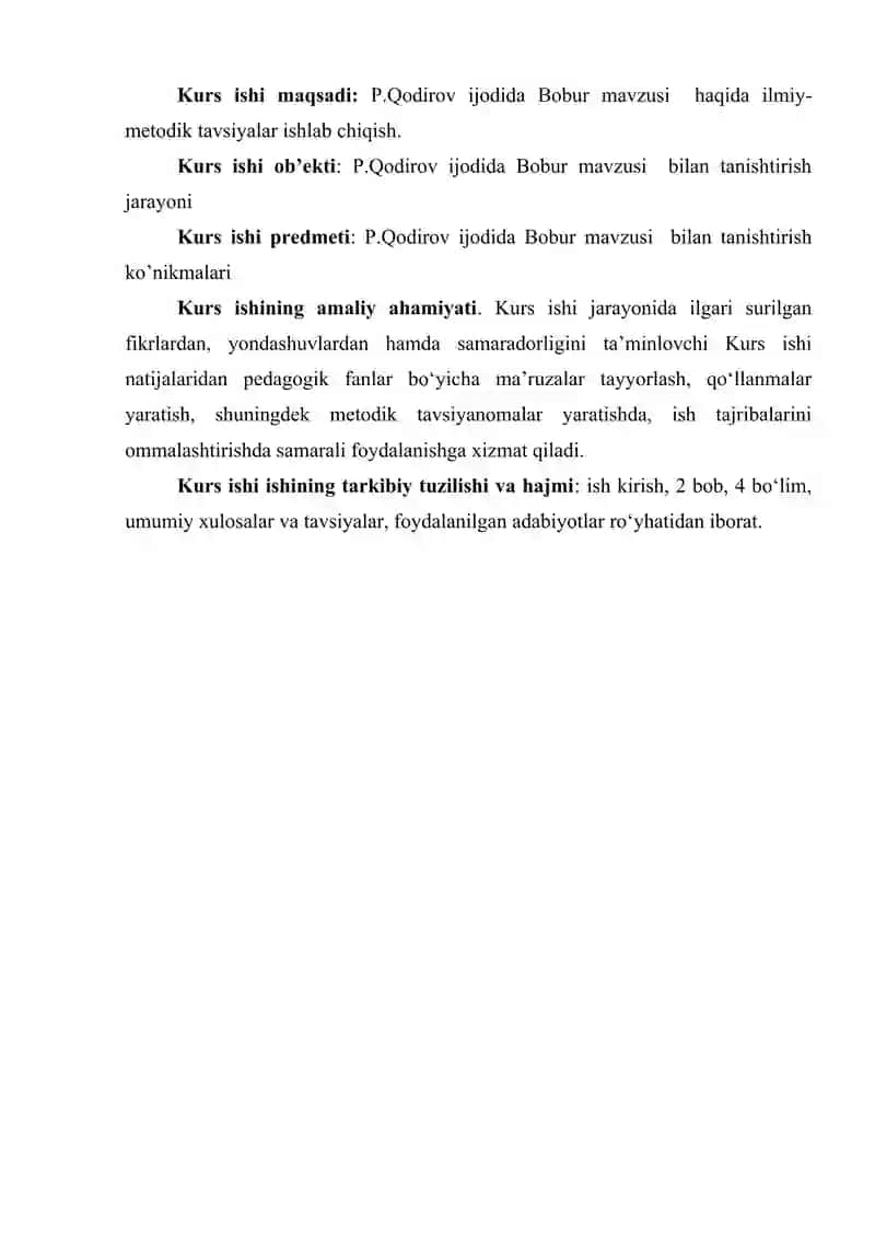 P.Qodirov ijodida Bobur mavzusi 3