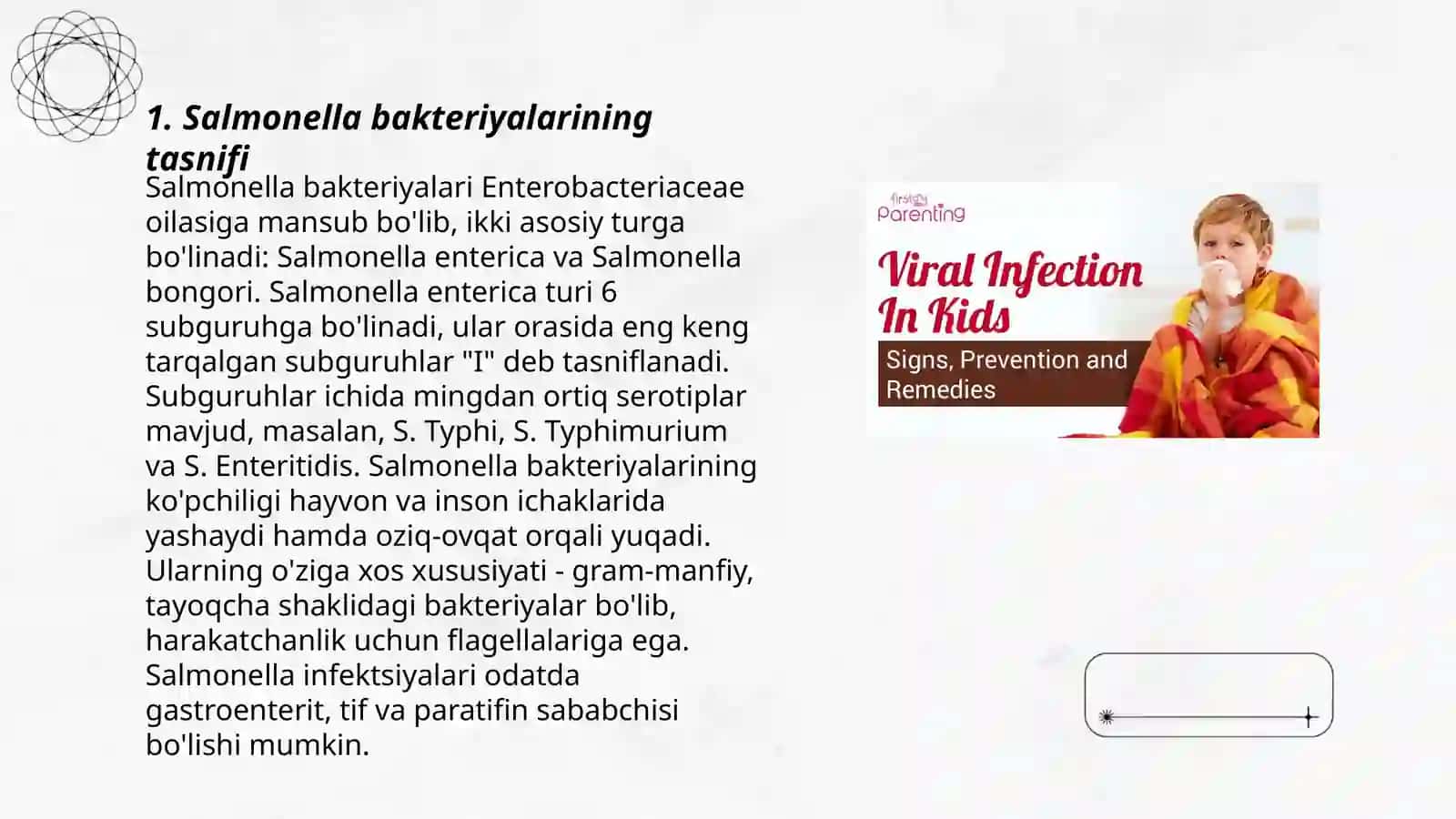 Salmonella bakteriyalarining tasnifi 3