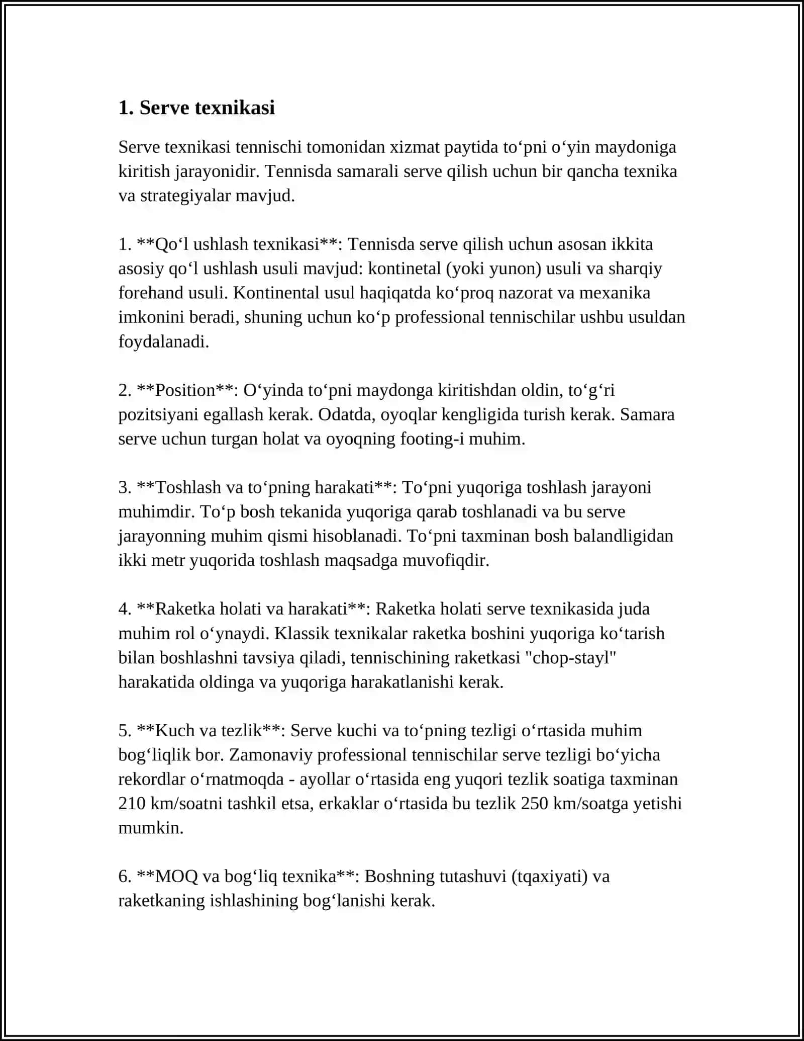 VOLLEYBOL OʻYINIDA TOPNI OʻYINGA KIRITISH TEXNIKASI 3