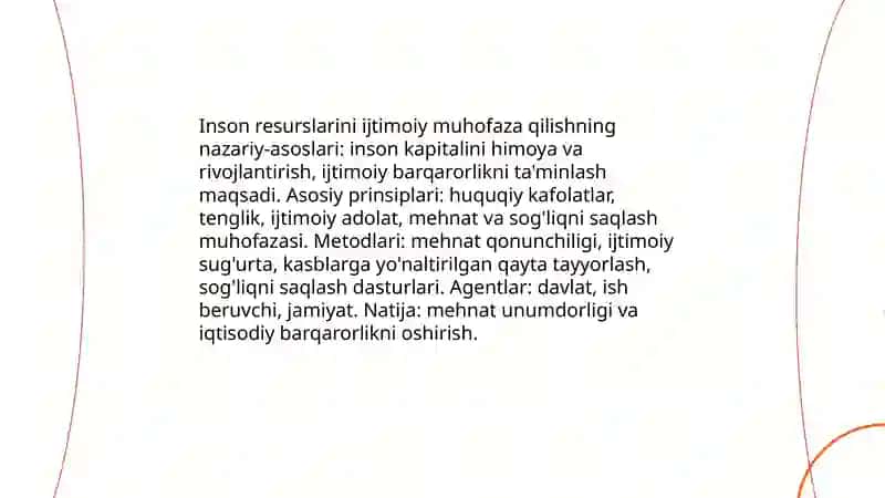 Inson resurslarini ijtimoiy muhofaza qilishning nazariy-asoslari 3